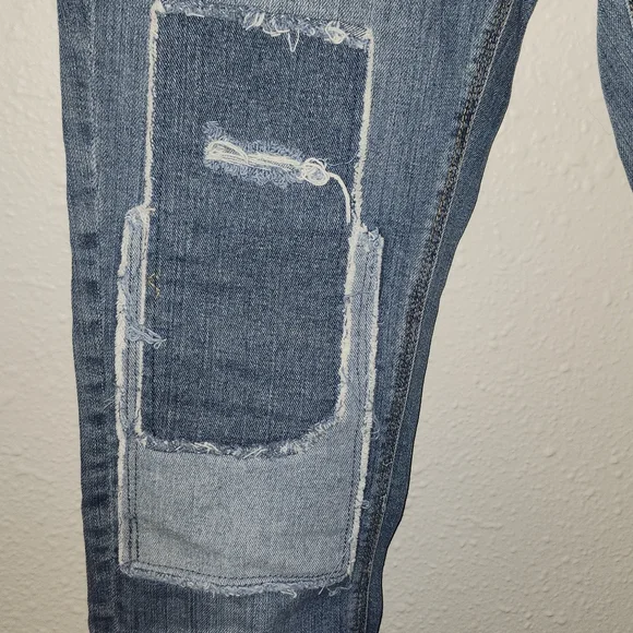 Free People Patchwork Jeans Size 29 - Picture 6 of 10